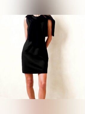 Banana Republic Black Backless Dress